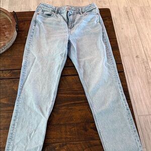 American Eagle Outfitters Light Wash Straight Leg Jeans